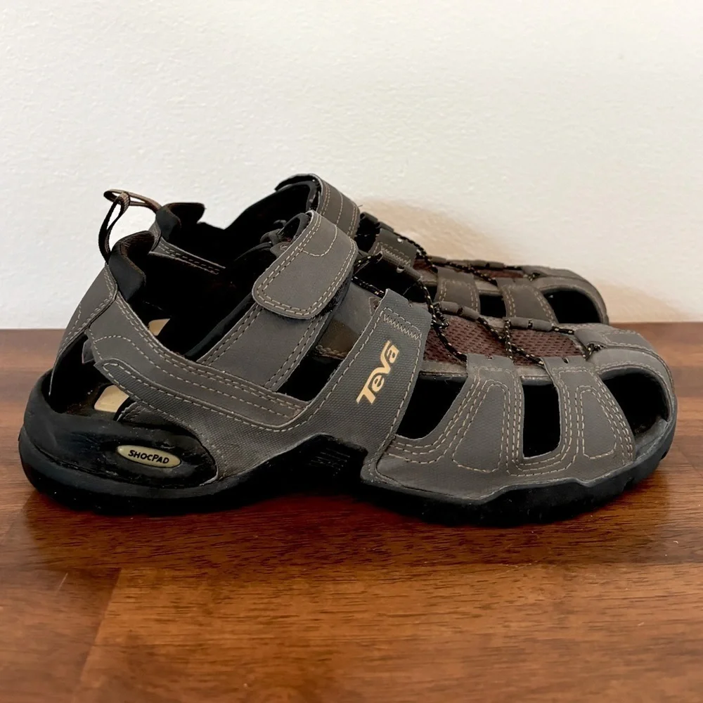 Teva Men's Gray Sport Sandals Forebay 9